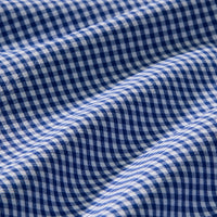 Leeward Dress shirt - Cobalt Ian Gingham Mizzen + Main