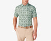Versa Polo Classic Fit  - Fog Green Cacti Floral