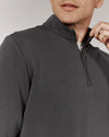 Rev Quarter Zip - Anthracite 7 Diamonds