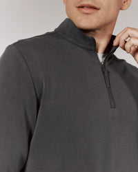 Rev Quarter Zip - Anthracite 7 Diamonds