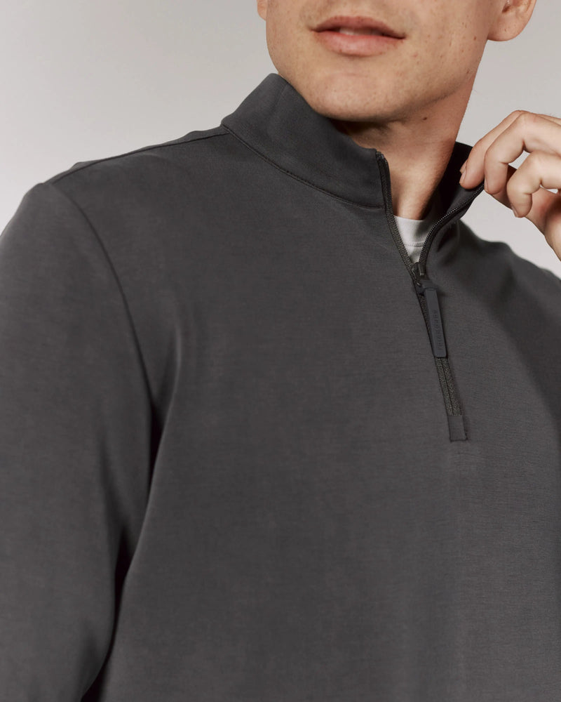 Rev Quarter Zip - Anthracite 7 Diamonds