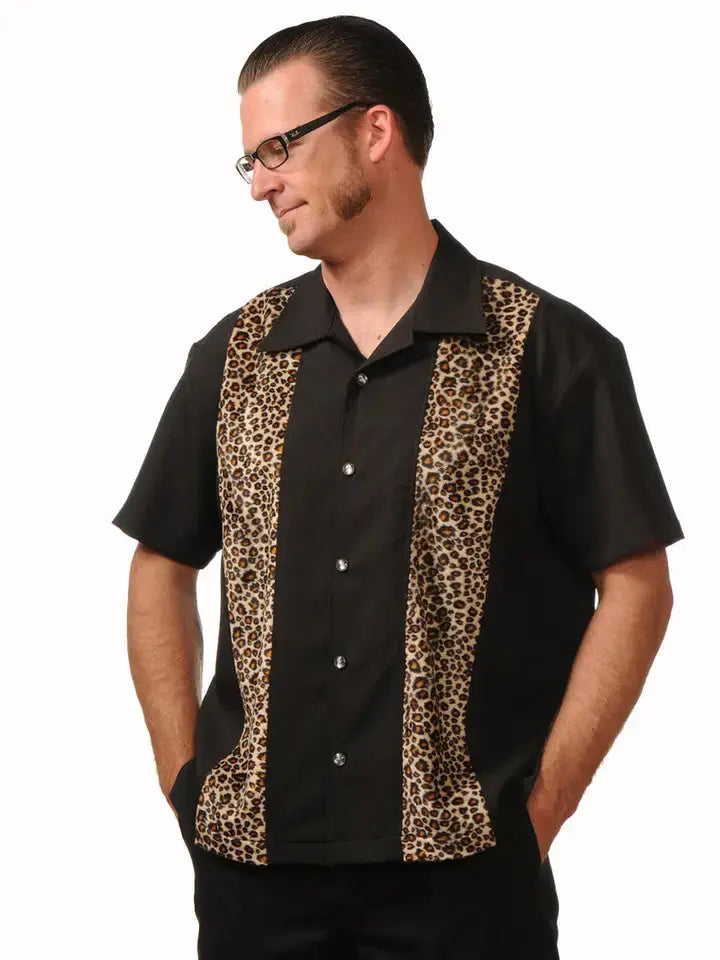 Leopard Panel- Black Clothier to The King