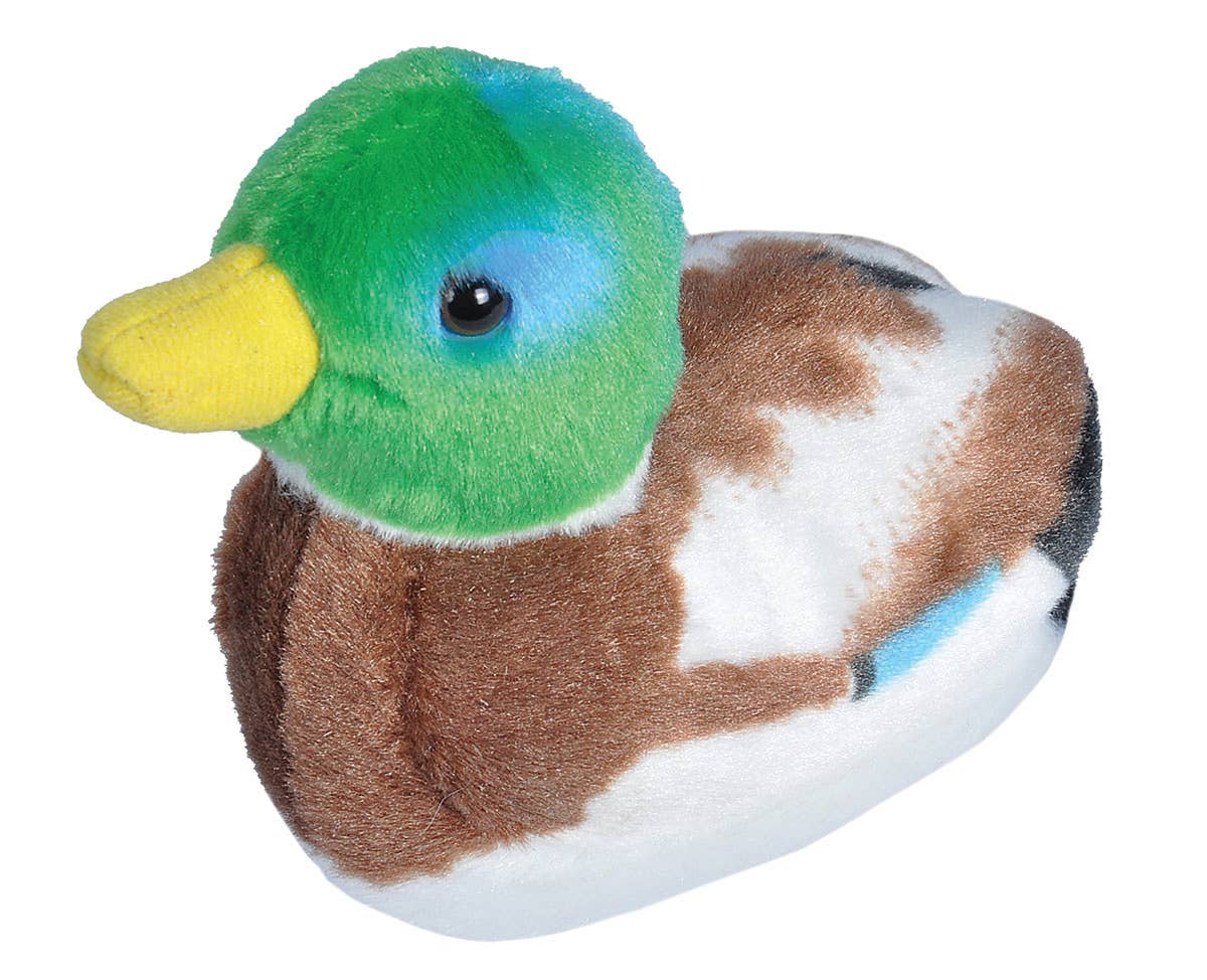 Audubon II Mallard Duck Stuffed Animal W Sound 5.5" Wild Republic