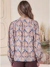 Boho Printed Long-Sleeve Blouse Current Air