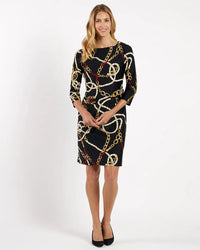Sabine Dress Jude Cloth - Ribbons & Chains Black Jude Connally