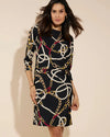 Sabine Dress Jude Cloth - Ribbons & Chains Black Jude Connally