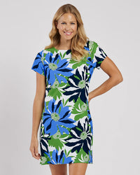 Ella Dress - Wild Blossom Blue