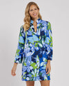 Kate Dress Jude Cloth -Kaleidoscope Floral Navy