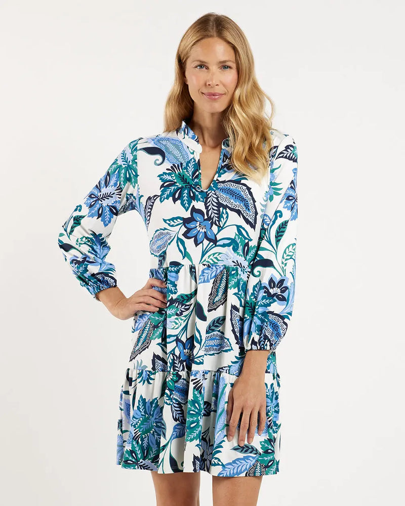 Dolly Dress - Falling Floral Cream Jude Connally