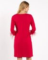 Franca Red Feather Dress Jude Connally
