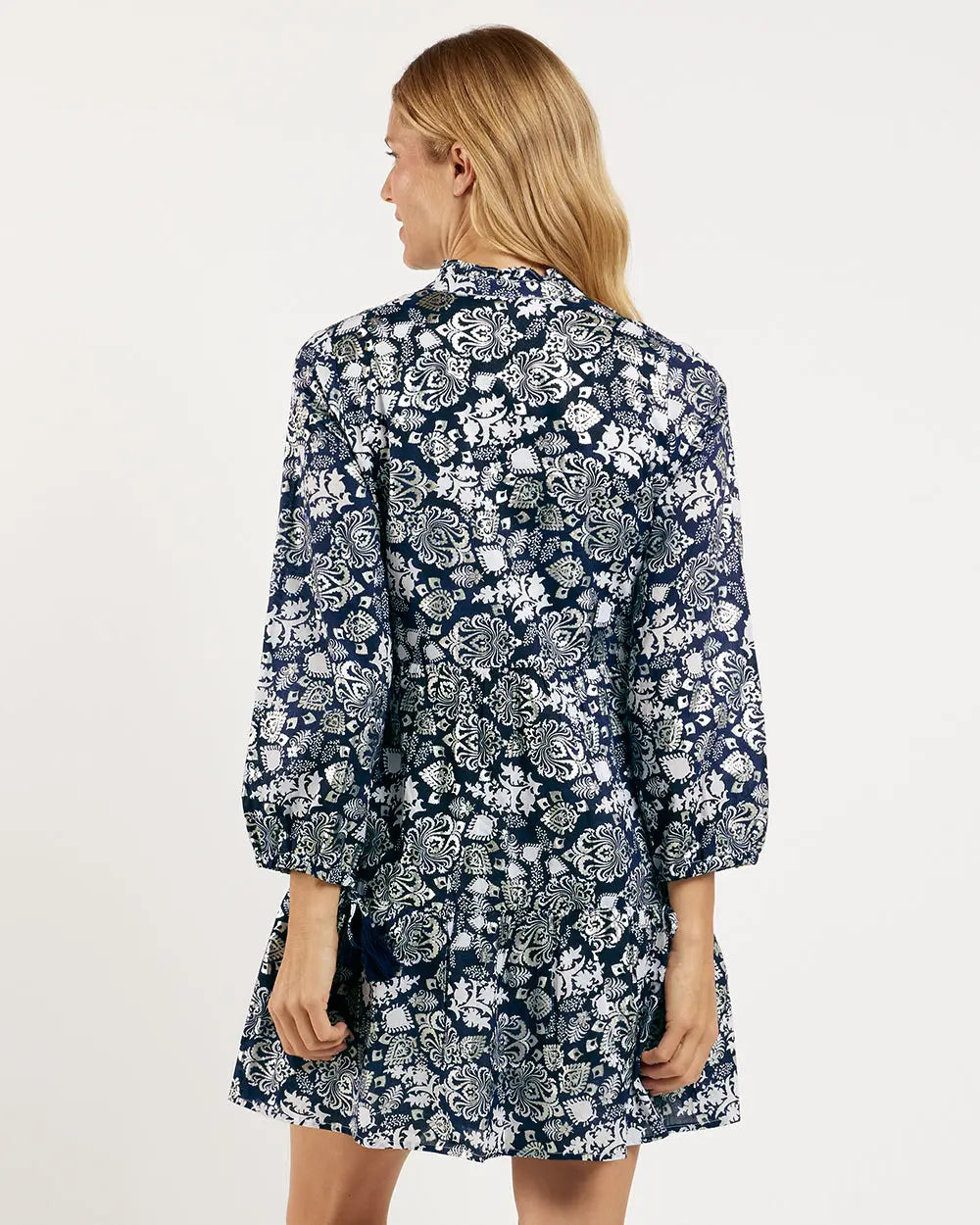 Monaco Dress - Boho Sterling Navy Jude Connally