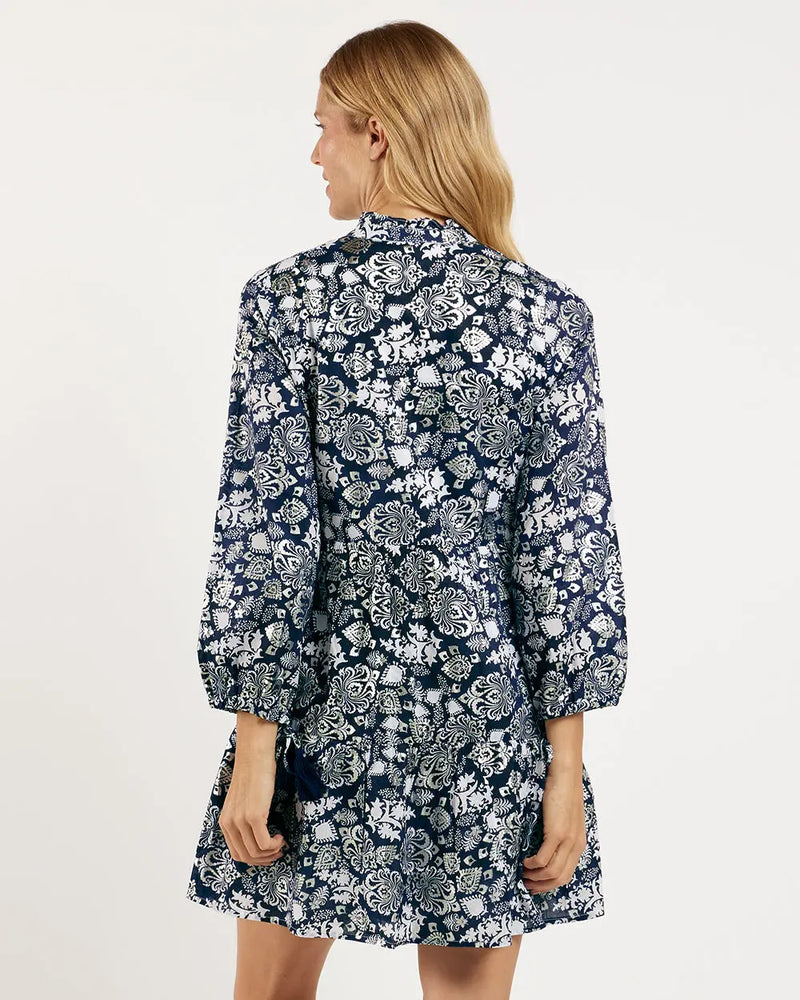 Monaco Dress - Boho Sterling Navy Jude Connally
