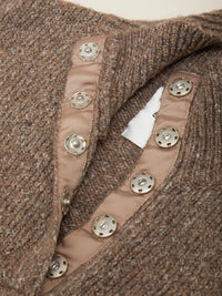 Boxy Snap Front Henley