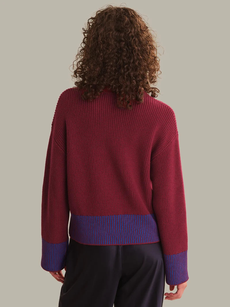 Sienna Stripe Rib Pullover