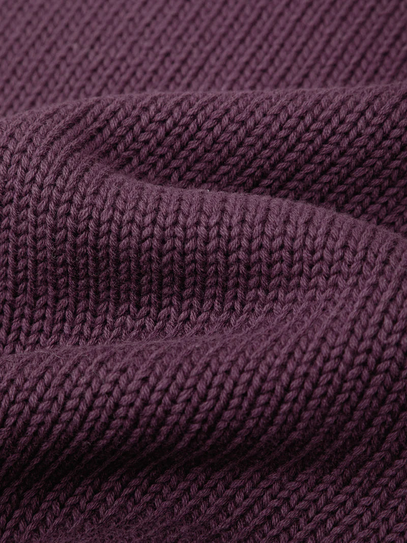 Banks Rolled Edge Sweater Tee - Italian Plum