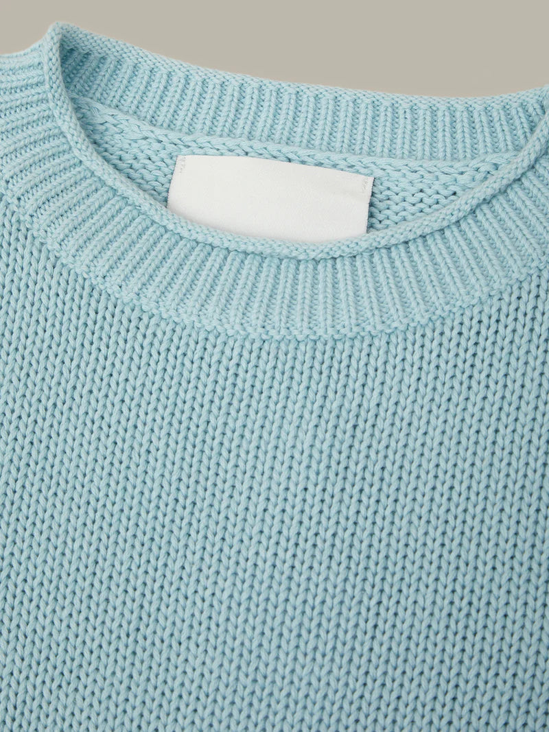Banks Rolled Edge Sweater Tee - Winter Sky