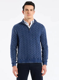 Aubin Navy Sweater Robert Graham