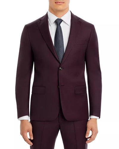 Burgundy Sharkskin Sport Coat