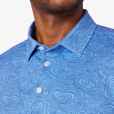 Versa Polo Classic Fit - Provence Topography