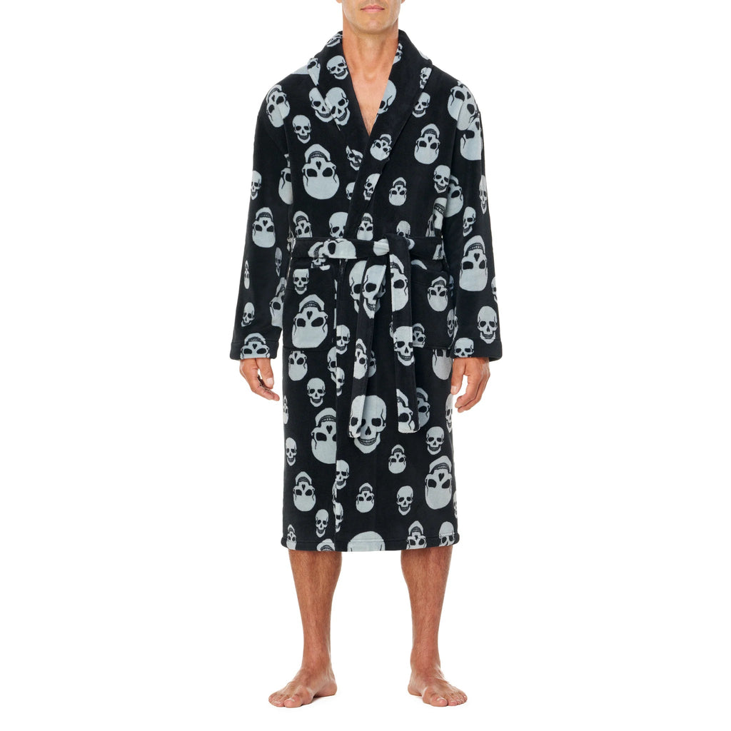 Skull Night Robe Plush Skull Robe - Lansky Bros. | Clothier to The King