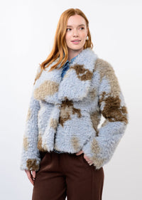 Curly Pony Faux Fur Jacket