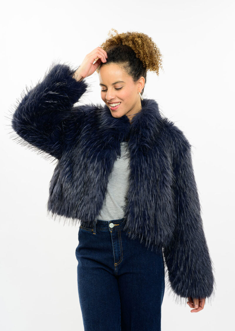 Rock Star Faux Fur Jacket