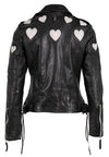 Reo Heart Leather Jacket