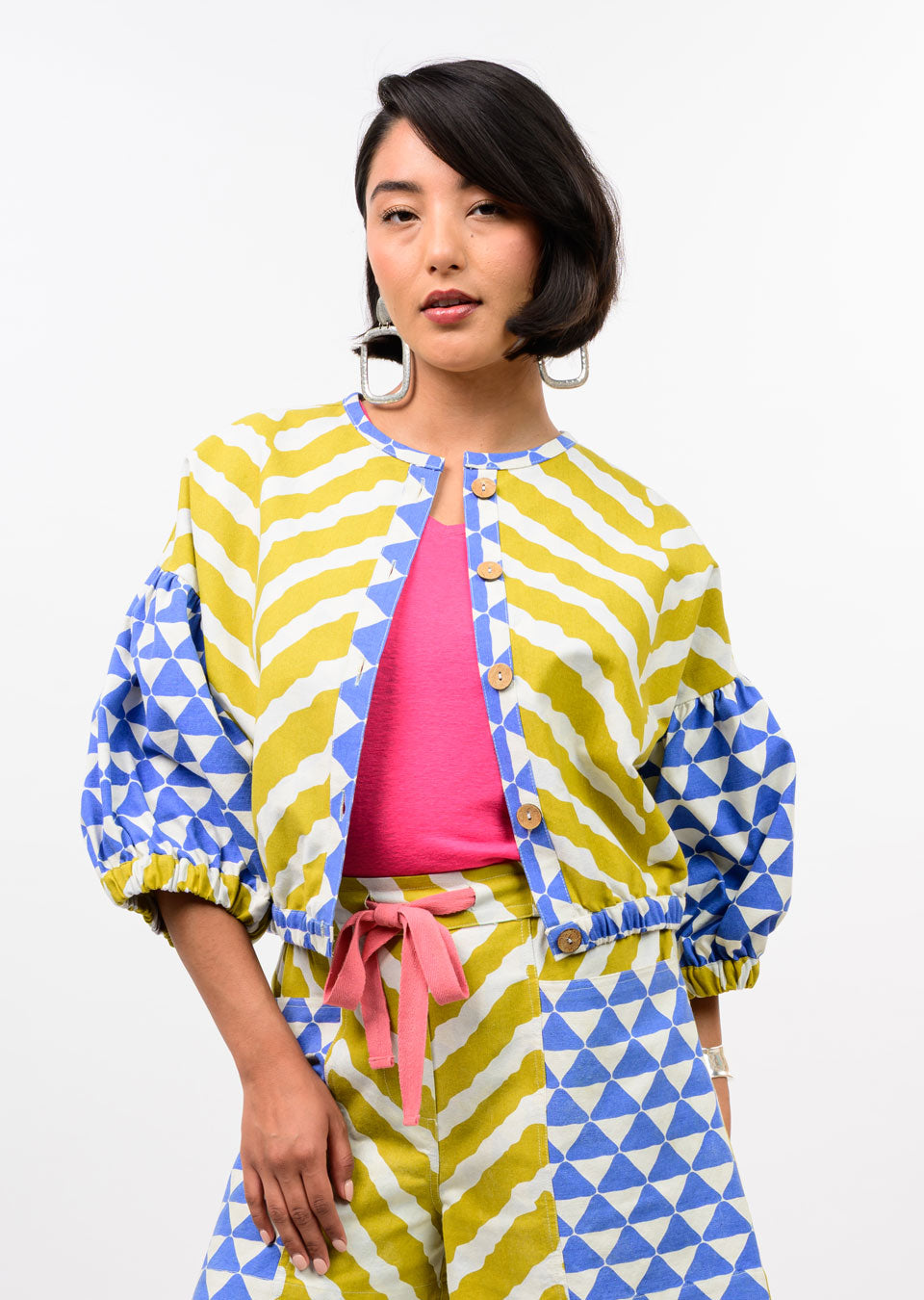Zebra Patchwork Jacket
