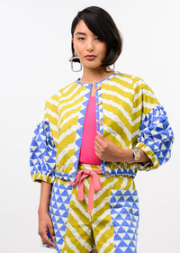 Zebra Patchwork Jacket