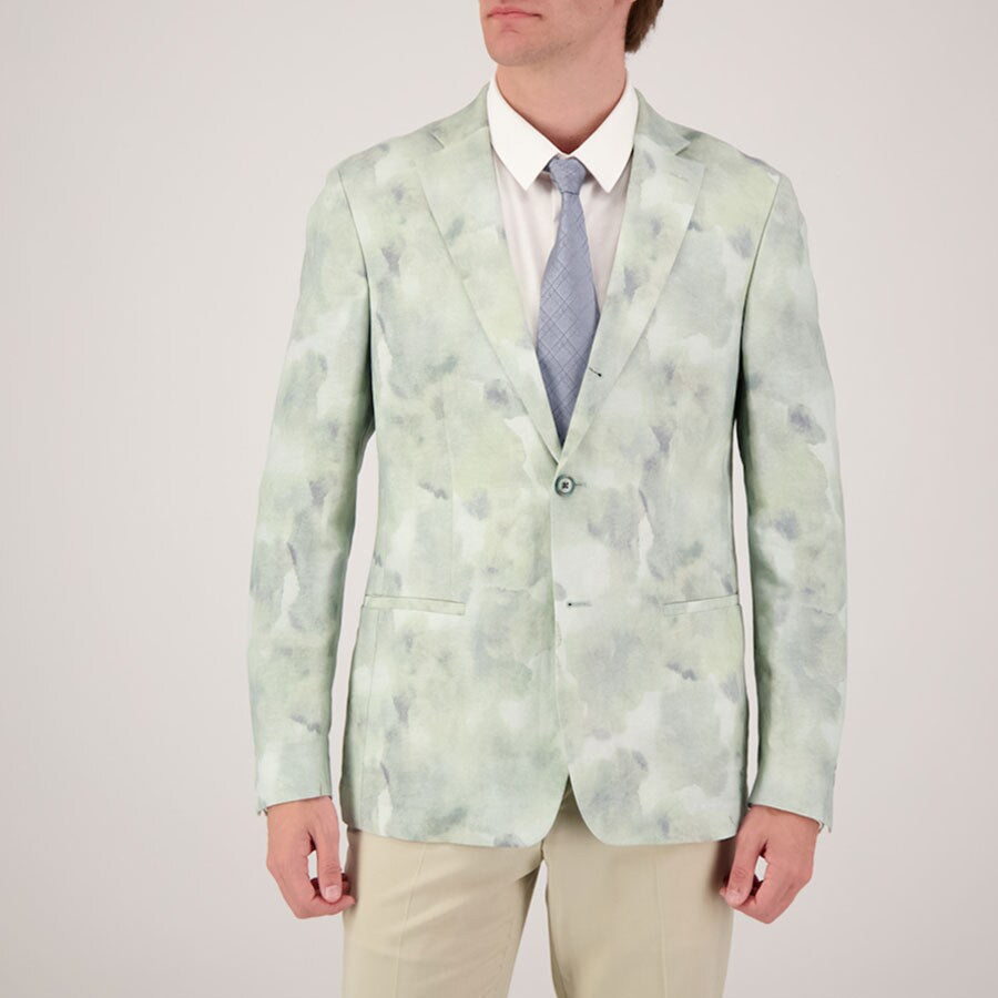 Green Watercolor Sport Coat Clothier to The King