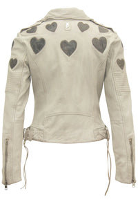 Reo Heart Leather Jacket