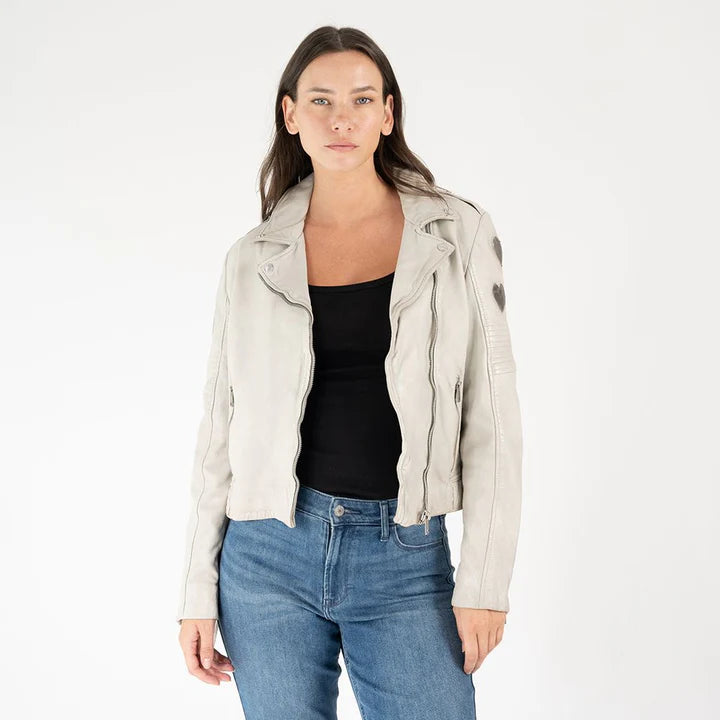 Clara Sun Woo Liquid Leather™ Cobalt Vegan Faux Leather Jacket