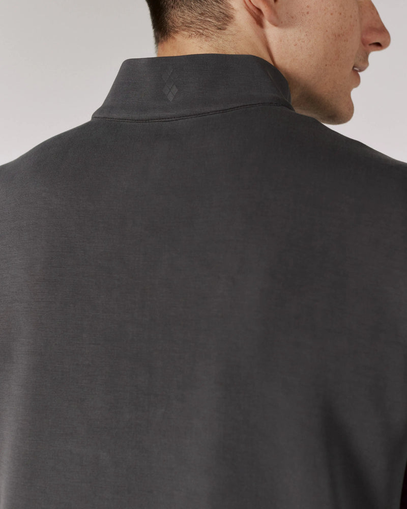 Rev Quarter Zip - Anthracite 7 Diamonds