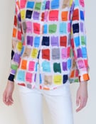 Donia Multicolor Watercolor Shirt