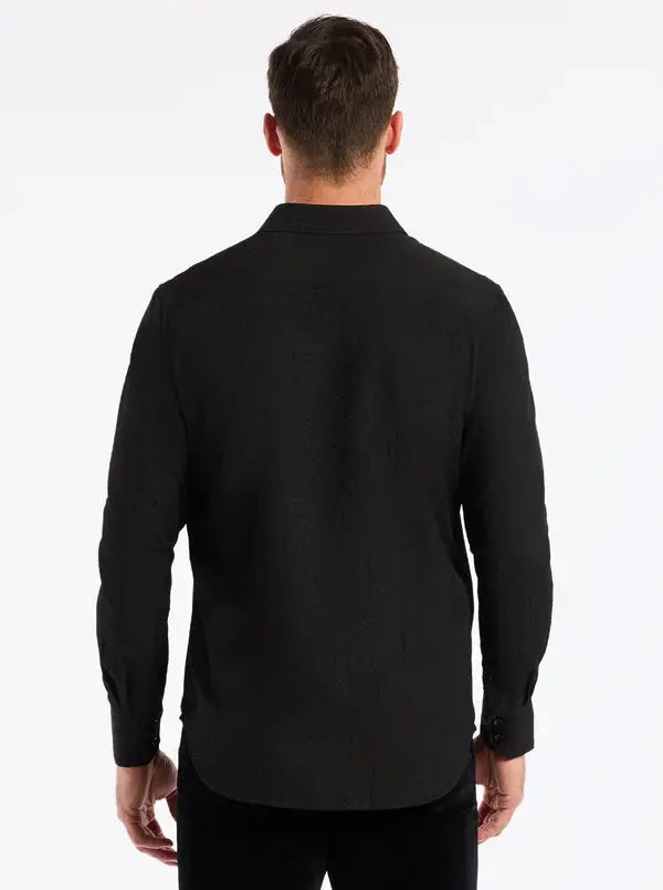 Devonshire Black Sport Shirt Robert Graham