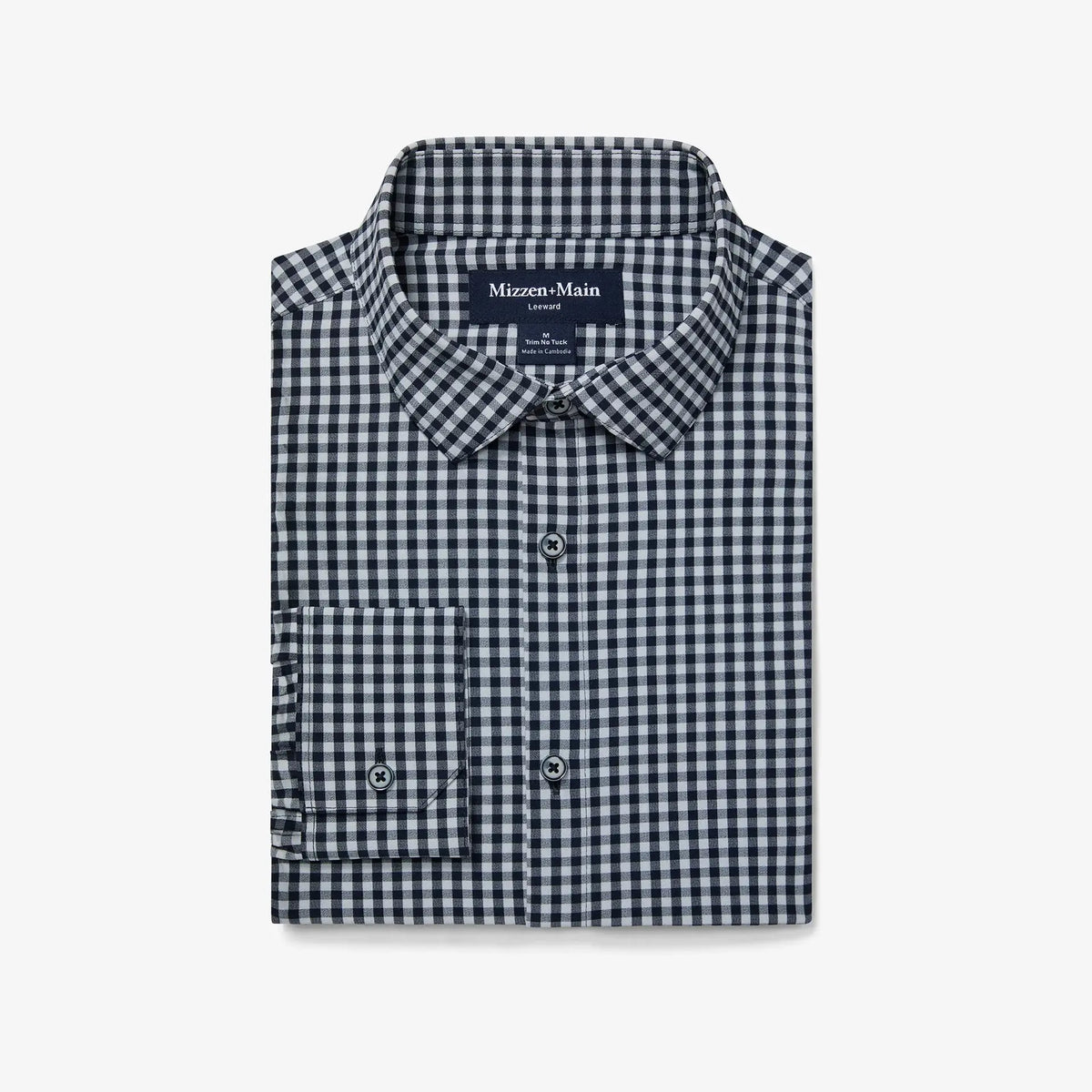 Leeward Dress Shirt - Chambray Hampton Plaid (ONLINE ONLY) Mizzen + Main