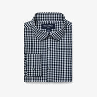 Leeward Dress Shirt - Chambray Hampton Plaid (ONLINE ONLY) Mizzen + Main