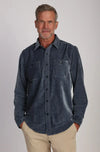 Cozy Cut Stretch Viceroy Velvet Shirt - Steel Blue True Grit