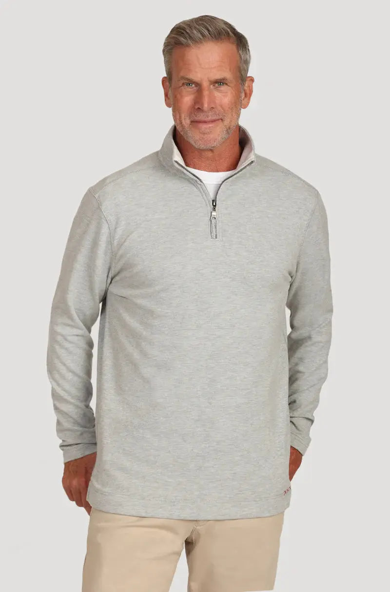 Dawn to Dusk Pullover - Heather Grey True Grit