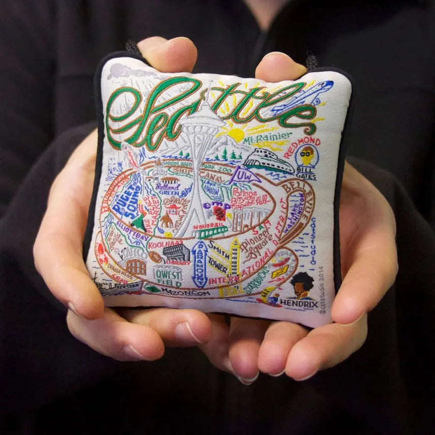 Memphis Mini Pillow Ornament Catstudio