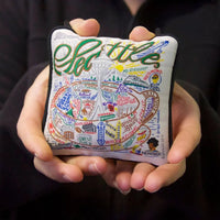 Memphis Mini Pillow Ornament Catstudio