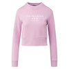 The Peabody  Cloud Fleece Crop Sweatshirt - Pink