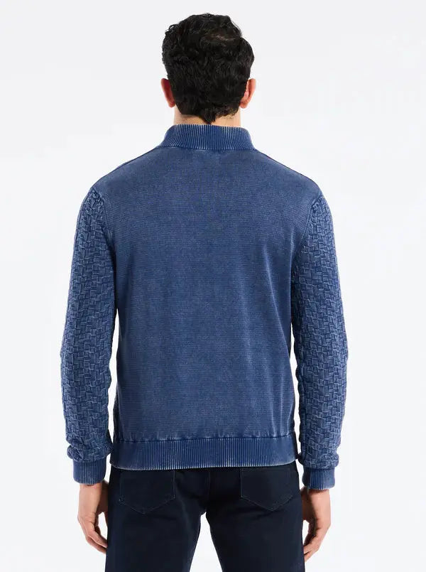 Aubin Navy Sweater Robert Graham