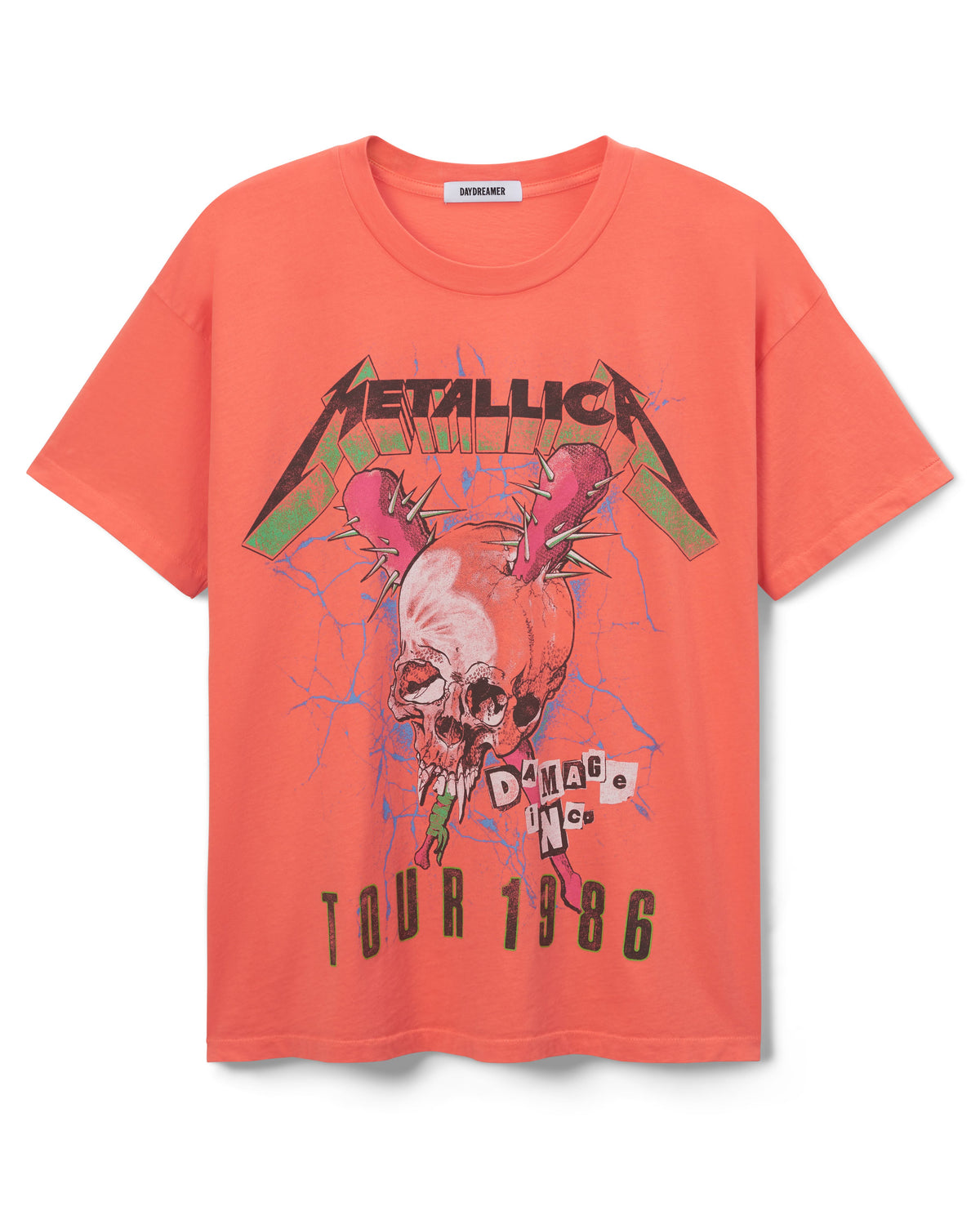 Metallica Damage Inc Tour 1986 Merch Tee DAYDREAMER
