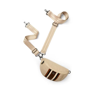 Little Runaway - Blonde Patent and Colorblock Luxe Stripe