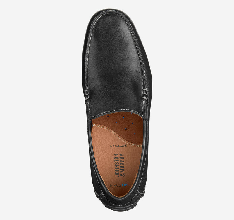 Cort Moc Venetian Loafer - Black Full Grain