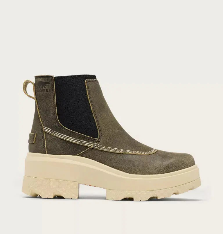 SOREL JOAN FRWD Chelsea Boot Canoe Bleached Ceramic – side view