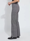 Work-to-weekend pants in textured Salt & Pepper fabric