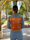 The Light Denim Jacket / Orange Straps STACY BRADLEY