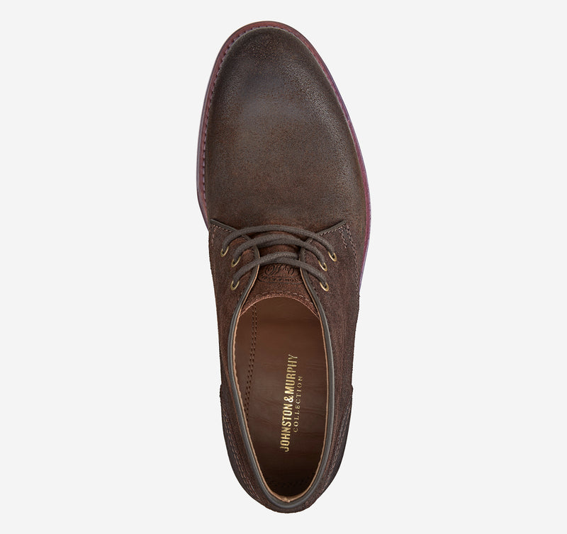 Dudley Chukka - Brown Waxed English Suede